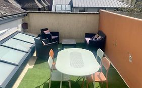 Charmant Appartement Avec Terrasse Entre Centre-Ville Et Plages De Concarneau